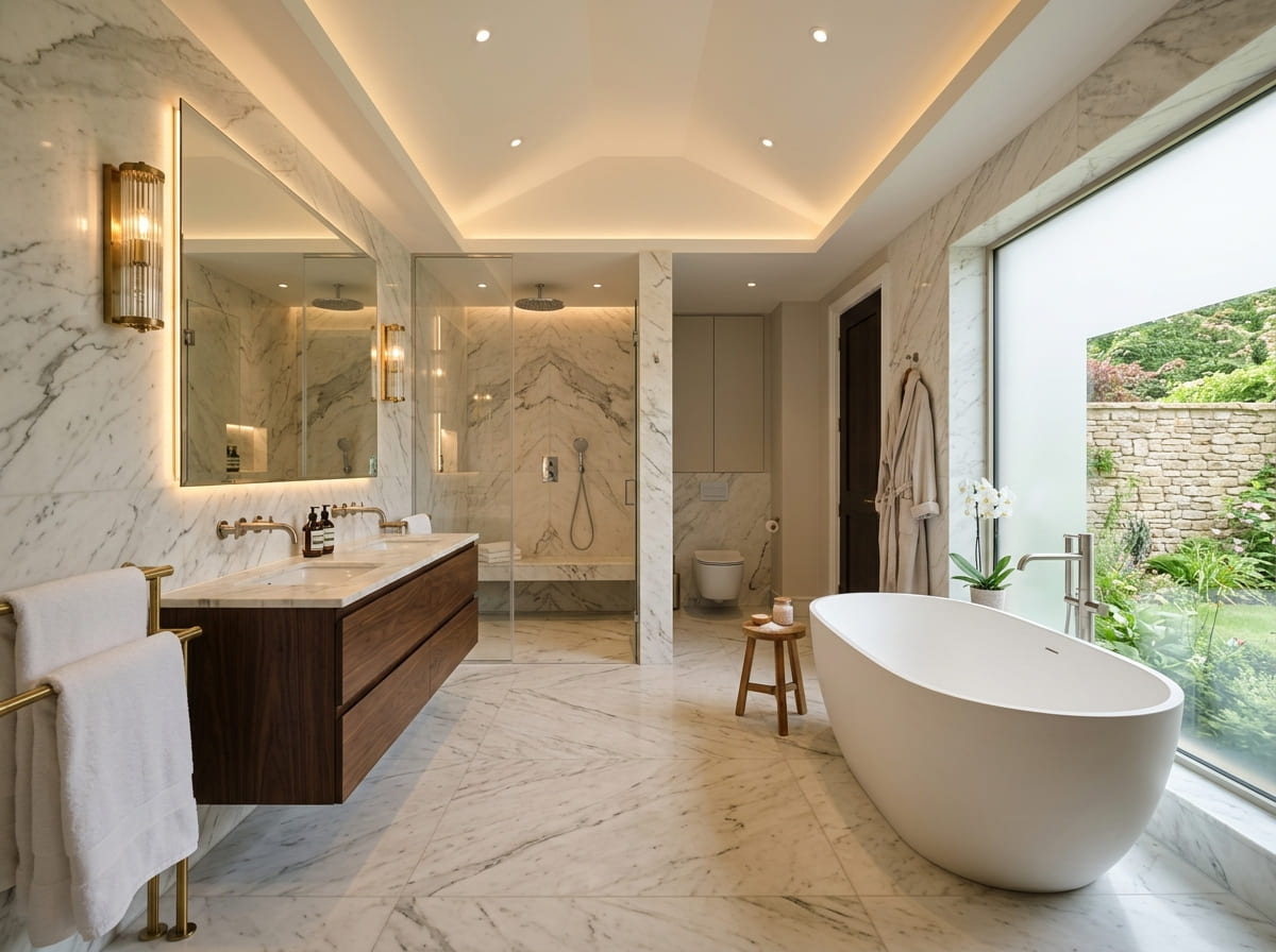 Custom Bathroom Renovation in Weston